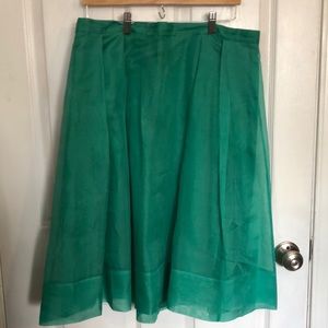 Boden Midi Silk Skirt